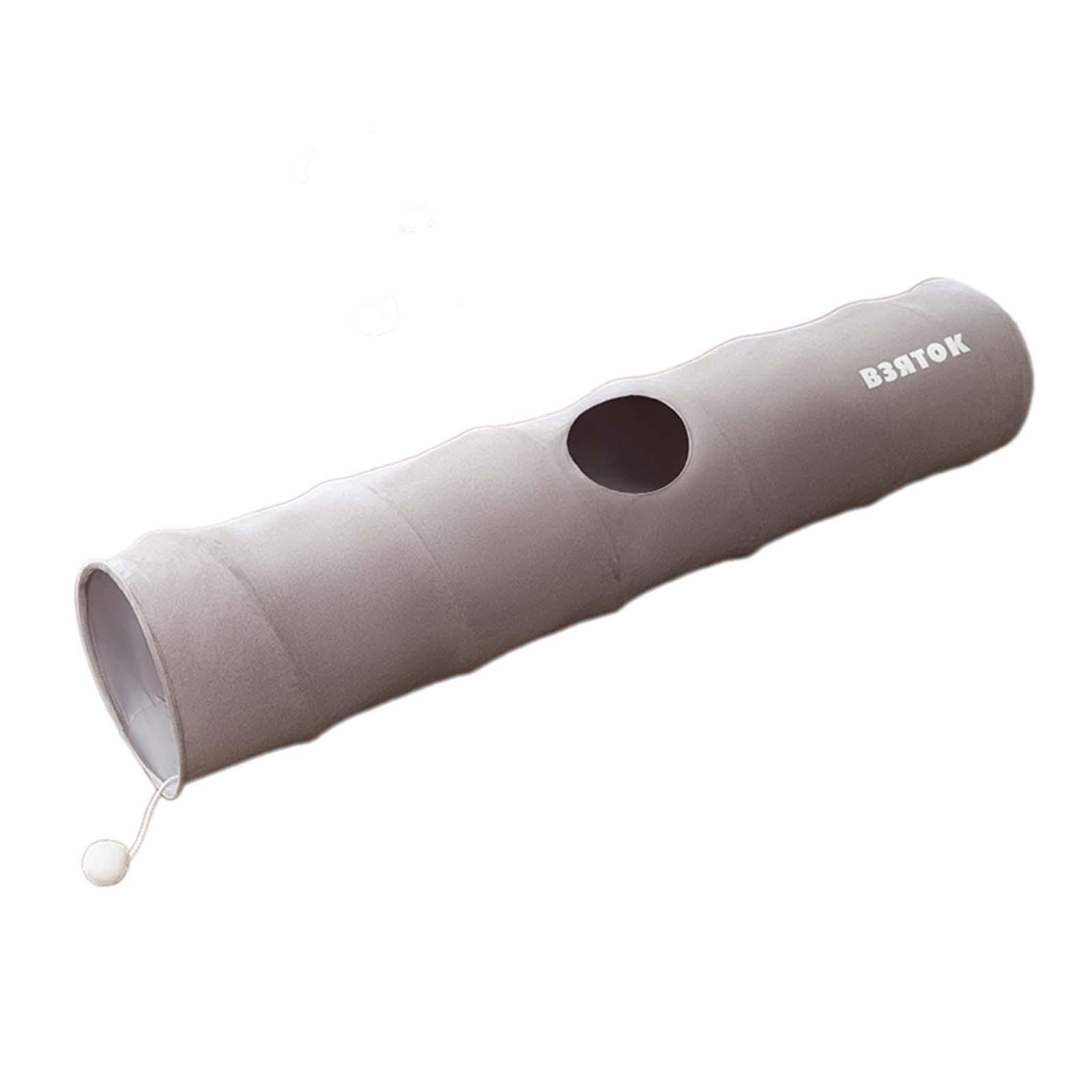 para Gatos, Juguete para Mascotas, Resistente a Los Arañazos, Plegable, Interactivo, con Pelota, para Hurones Y Animales Pequeños, Ideal, Gris