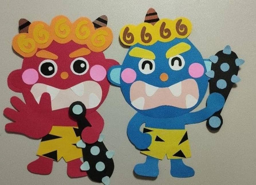 Amazon.co.jp: 鬼 壁面飾り 節分 保育園幼稚園などに : Home