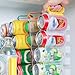 Imagen de Estante compacto para latas refrigerado para organizar bebidas enlatadas en el refrigerador sin ocupar espacio excesivo en el estante