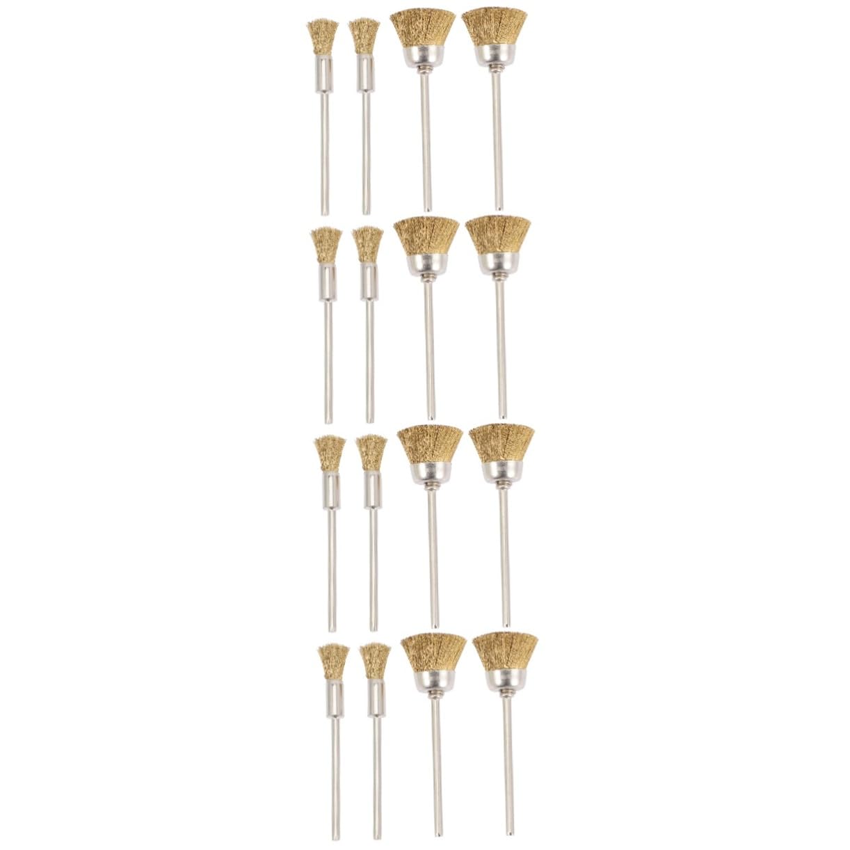 FRCOLOR 16pezzi Spazzole Rame Per e Lucidatura Accessori Per Manicure Art Professionali Per e