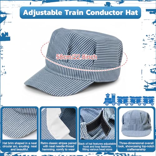 Set de disfraz de conductor de tren Halloween miniatura 5