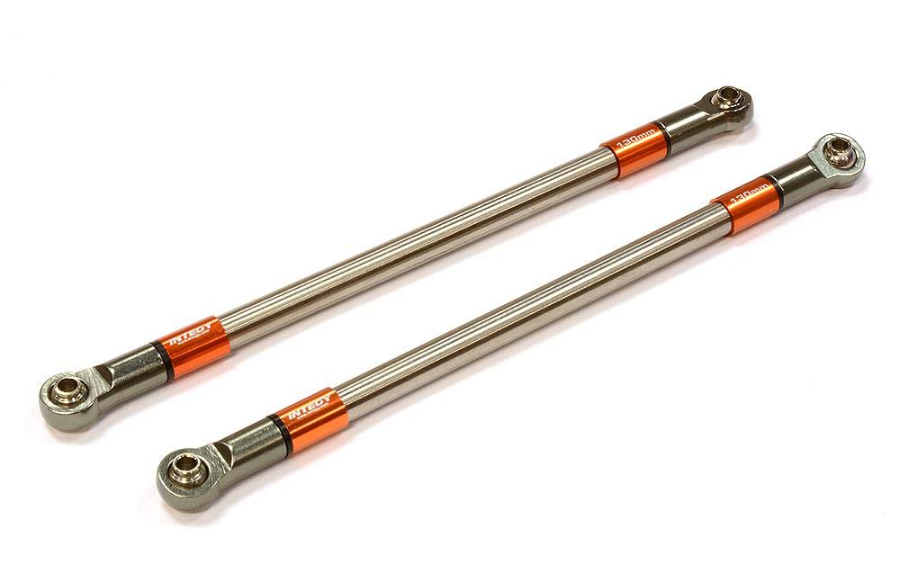 Integy RC Upgrades for Axial, Machined 130mm Titanium Suspension Links (2) for Axial SCX-10 & Other Crawlers