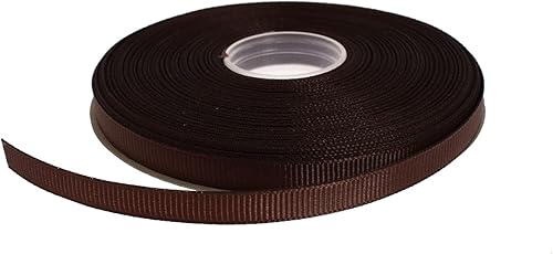 Miniatura 39 de Cinta de grogrén sólido de 25 yardas cada rollo, borde tejido 100% poliéster (3/4 pulgadas, verde)