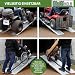 TRUTZHOLM 2 x Auffahrrampen 200 x 28 cm 540 kg als Paar 270 kg Stück Alu gelocht starr grau Verladerampen Motorradrampen