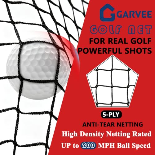 Garvee Golf Net, 10 x 7 ft Heavy Duty Golf Practice Nets with Chipping Net - image 5