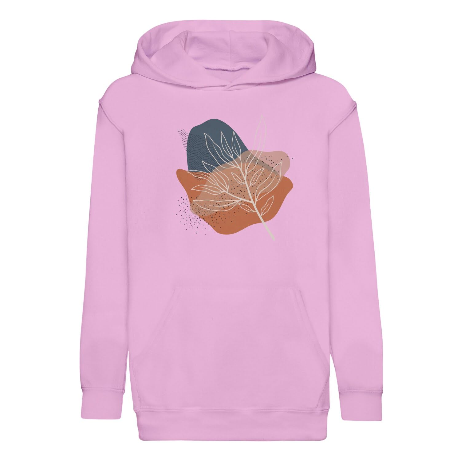 Sweat à capuche enfant feuille d'arbre vêtement premium style rustique - 4