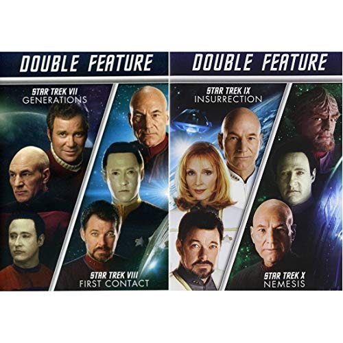 Star Trek 7-10: Generations / Star Trek 8: First Contact / Star Trek 9: Insurrection / Star Trek 10: Nemesis (4 Disc DVD Set) Starring: William Shatner, Patrick Stewart (Director: Jonathan Frakes)