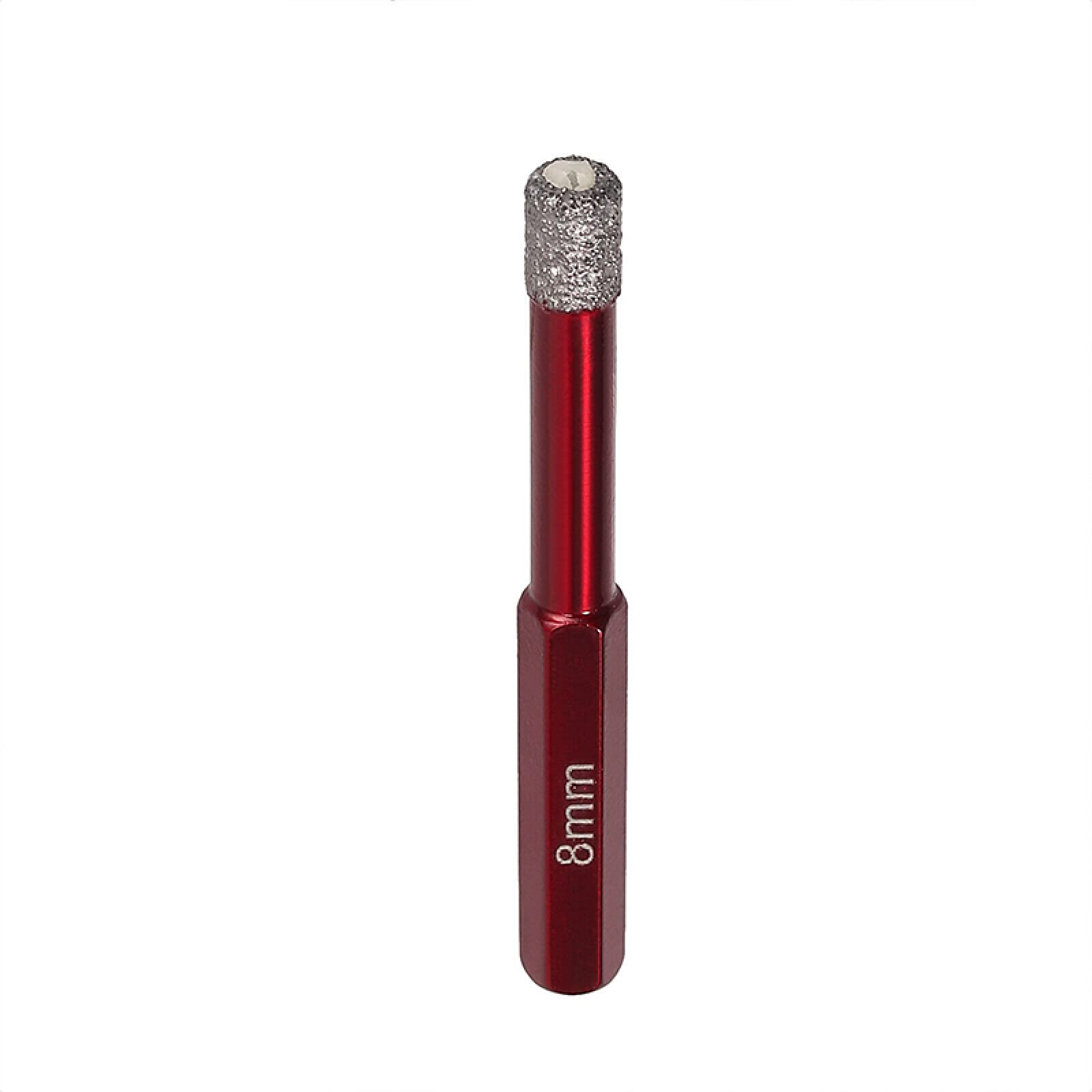 NUSHKIJuego De Brocas De Gres Porcelánico De Mármol Para Baldosas De Diamante Seco Con Vástago Hexagonal Duradero De 3 Uds., Juego De 6/8/10mm