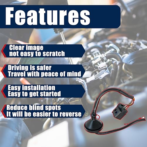 Image of No. 95760-B2100 Rear View Backup Reverse Parking Camera /Rear View Camera | Compatible with New Rear View Backup Parking Camera Kia Soul 2014 2015 2016 F8 Reverse Park Assist Camera Replace 95760-B2010