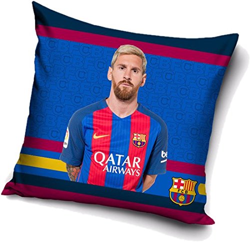 FC Barcelona - Fodera per Cuscino, in Microfibra
