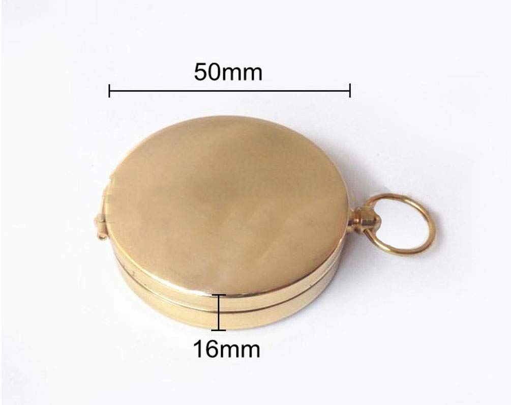 Beau Boussole de Rétro, Portable Boussole Rabattable Plein Air, Boussole Extérieur Outils de Navigation pour Voyage Camping Randonnée Durable