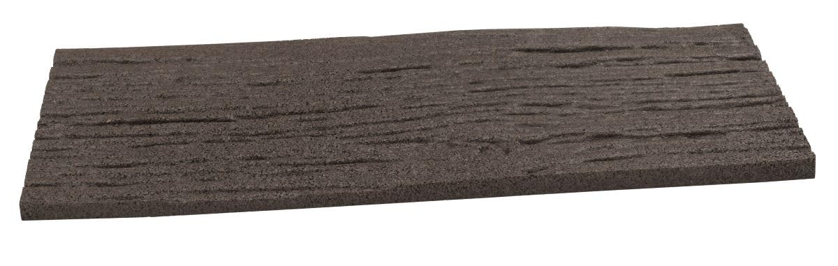 Trittstein 1 Stück, Gartenplatte Bahnschwelle, Gehwegplatte, Beetplatte, Laufplatte aus Gummi, 60 x 25 x 1,7 cm