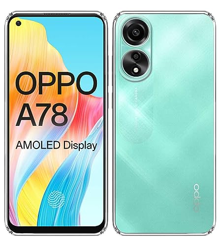 Image of Soft Silicone TPU Back Cover Compatible with Oppo A78 4G