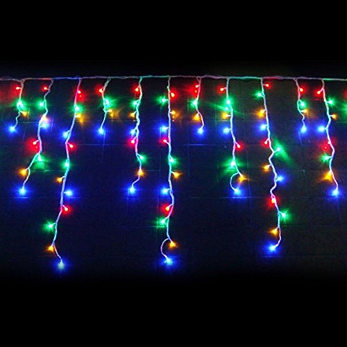 Cascata Pisca Pisca Natal 100L Led Colorido Decoraçao (Ja-81104)