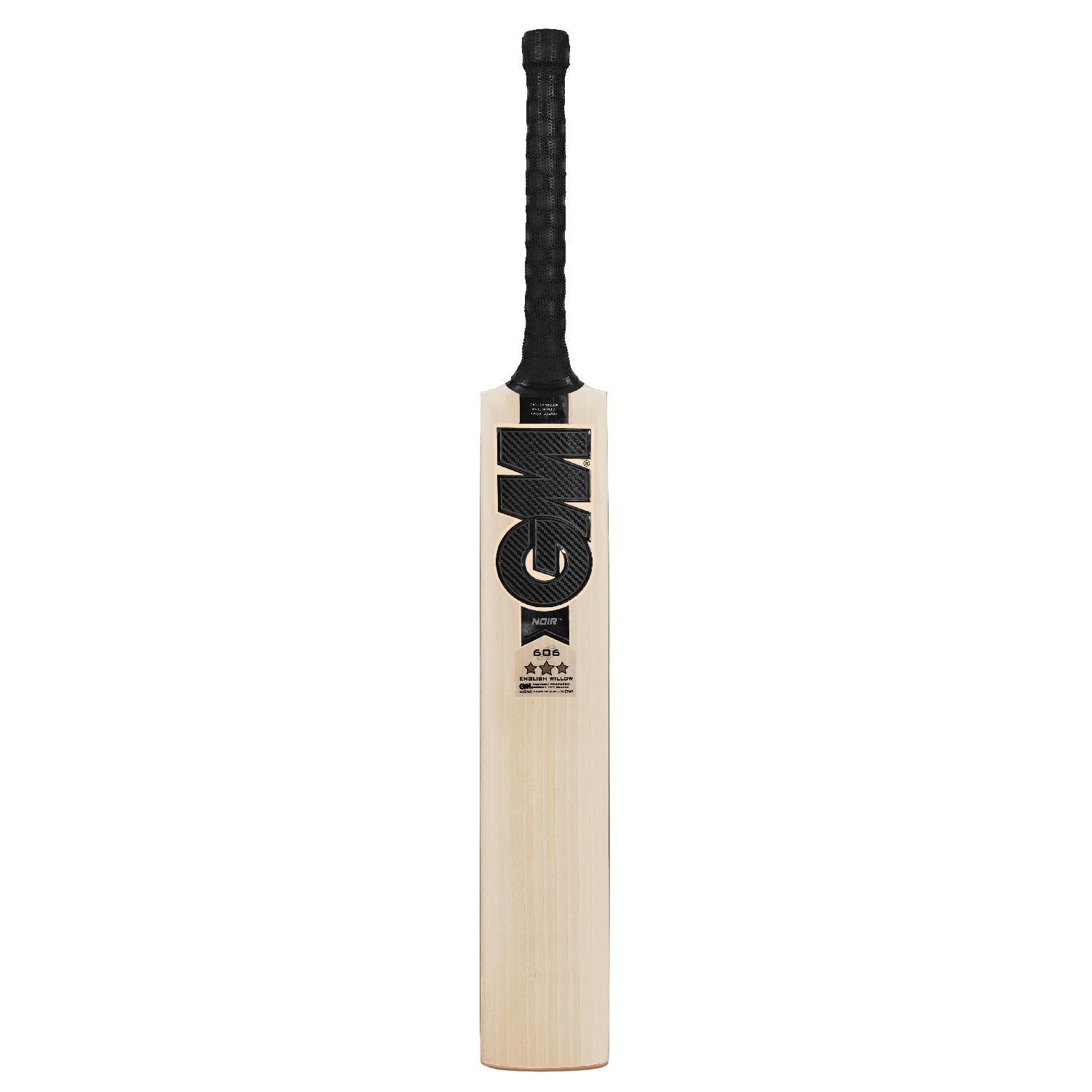 GM Men's Noir Wood 606 Short Handle Ready to Play Lightweight English Willow Professional Cricket Bat with Cover, Multicolour-image-42