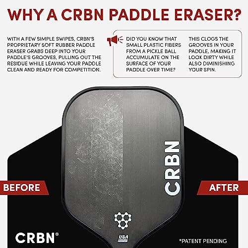 CRBN Pickleball Essentials Bundle - Backpack, Paddle Eraser, Lead Tape & DryTec Overgrips for Enhanced Performance3