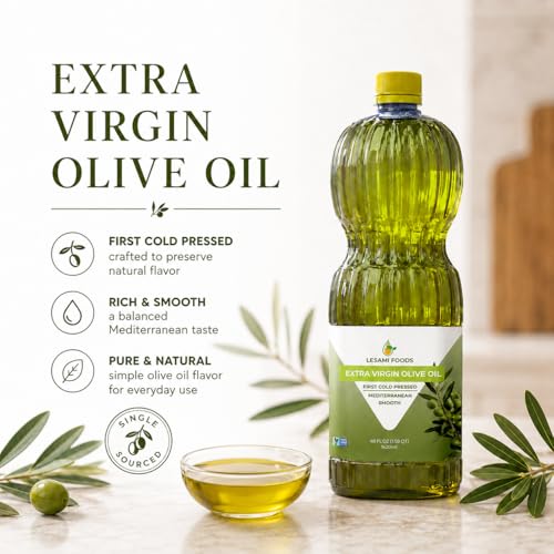 Lesami Foods Aceite de Oliva Extra Virgen 2 x 48oz miniatura 2