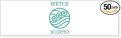 CafePress Water Sign Symbol Astrology Scorpio Bumper Sticker Sticker (Bumper 50 pk)