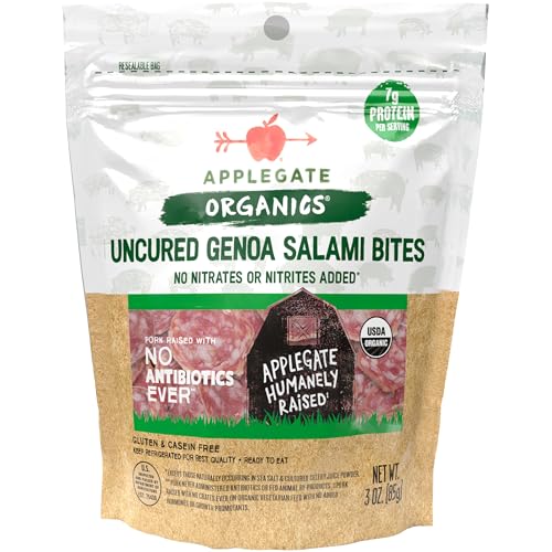 Organic Uncured Genoa Salami Bites