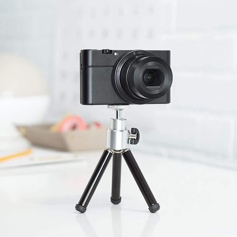 Portable Phone Tripod for Compact Video Camera Lightweight Travel Mobile Stand Holder
