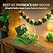 BVXVCB St. Patrick's Day Decorations Leprechaun Trap Kit -St Patrick's Day DIY Toys -Leprechaun Trap Decorations(Green)