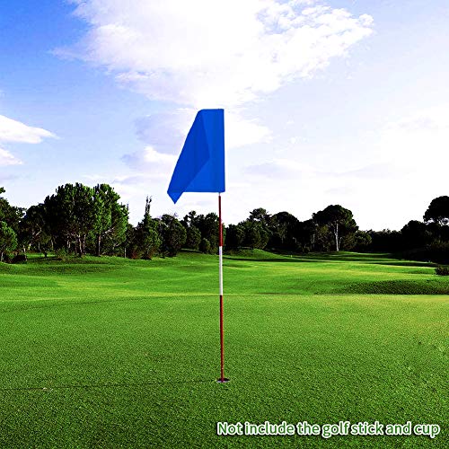 image for KONDAY Golf Flag,Green Golf Flags,Solid and Nylon Training Putting Gre