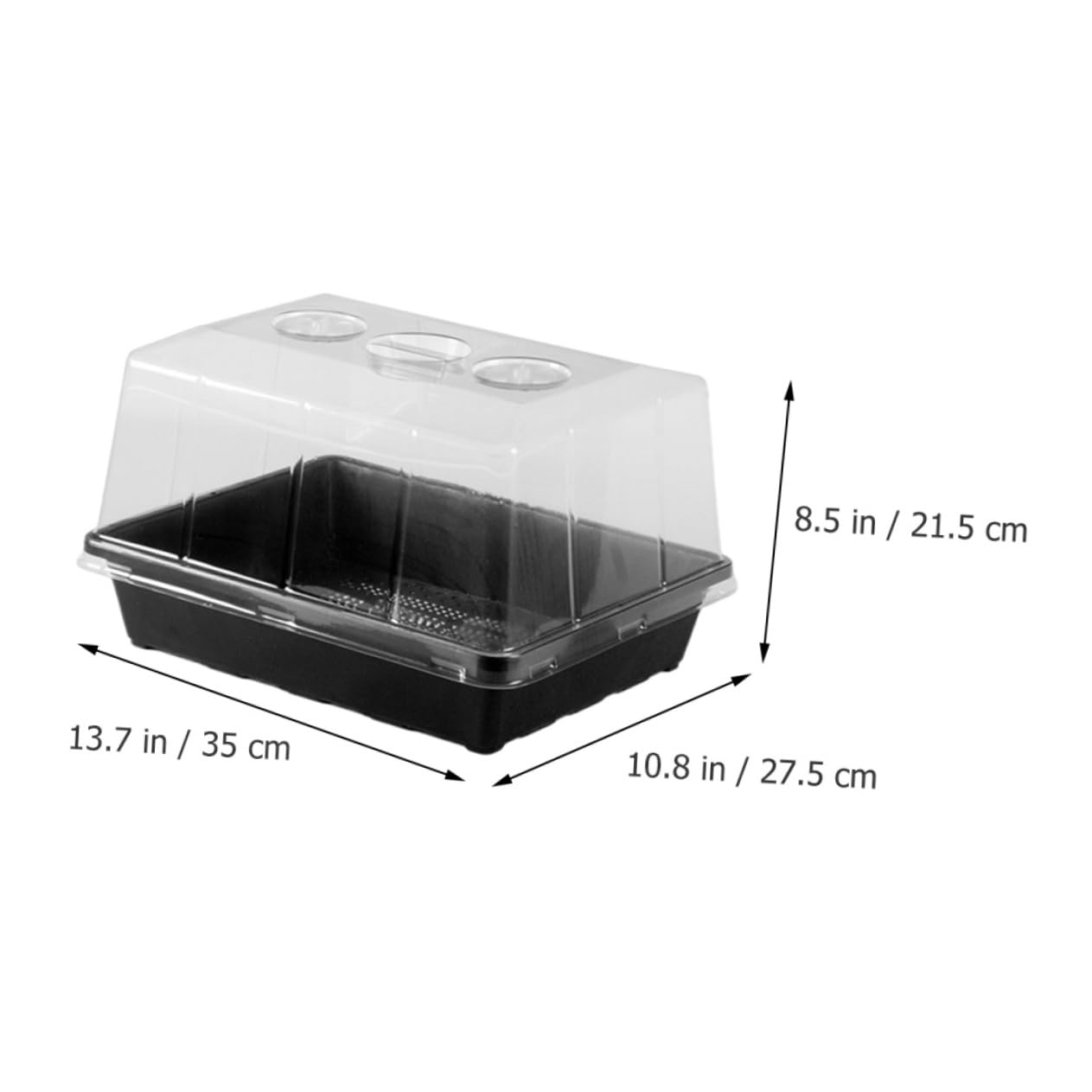 INOOMP Plateau de Germination Modèle S pour Semis en Plastique, Lot 1 Set
