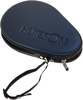 Courtieyeardceastea Funda rígida impermeable para raqueta de tenis de mesa, color plateado