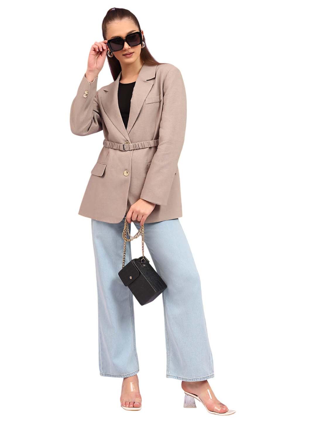 kotty Women's Fashion Fit Blazer for Work Meetings and Events-picture-16