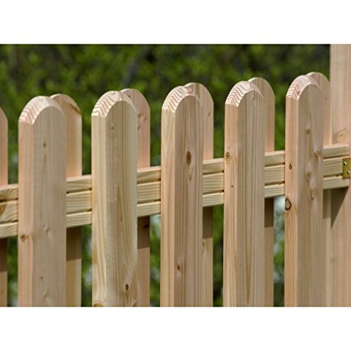 Zaunlatten für Holzzaun/Balkonbrett für Holzbalkon (5 Stück) - Fichte - 4089/8 (18x1050x120mm)