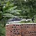 Razordon RC Helicopter with GPS, FLYWING FW450L Air-Wolf 450 Class 2.4G RC Military Helicopter, with GPS Positioning, Brushless Motor, Four Flight Modes (RTF Version)