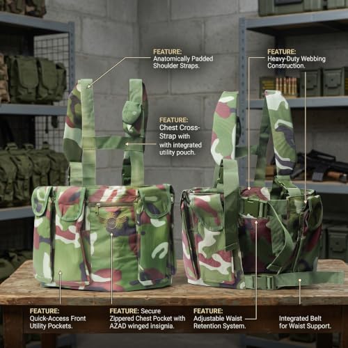 Image of Azad tactical vest for ary with stuff oragnizer and poches