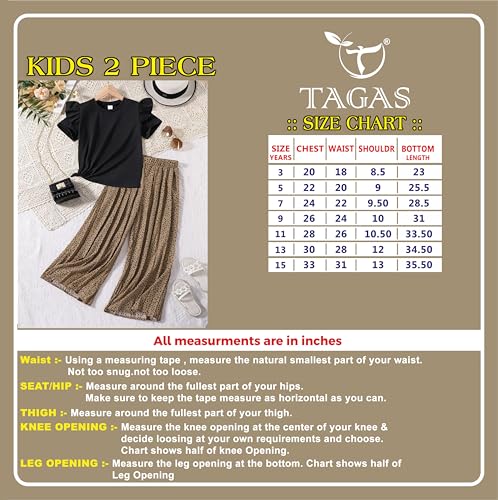 Image of Tagas Girls TOP AND PANT|COORDINATED OUTFIT FOR GIRL| DRESS FOR(GIRLS)| TOP WITH PALAZZOS FOR GIRL'S|(GTP)