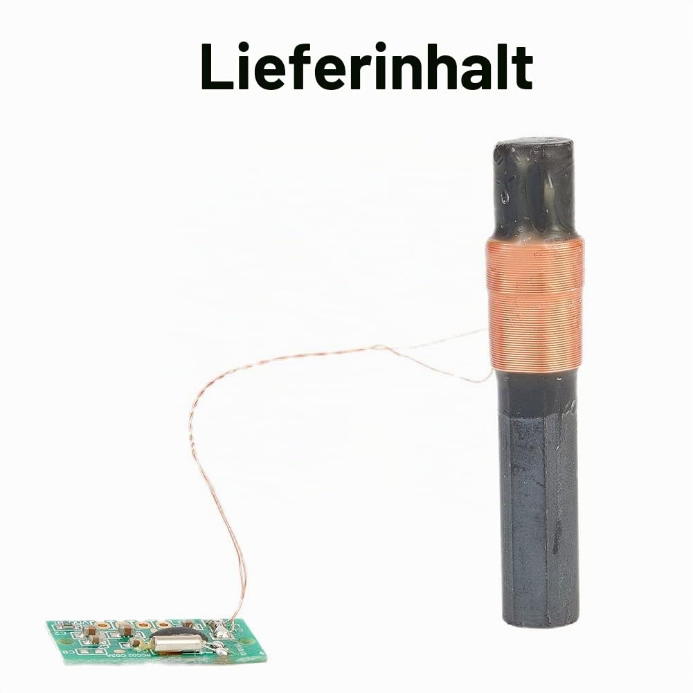 10 Stück DCF77-Empfängermodul Mit Antenne, Empfänger-Modul Radio-Zeitmodul Radiouhr Radio-Modul Antenne Zugangsmodule Empfindlichkeit 40/60K: 30/28±2dB DCF-1060N-03A
