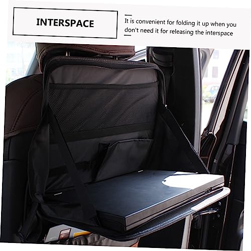 COOLHIYA 1pc Portable Car Seat Laptop Tray Table Car Dining Table for Small Spaces Multi-Functional Notebook Holder for Back Seat Use Easy to Install and Design - Thumbnail 6