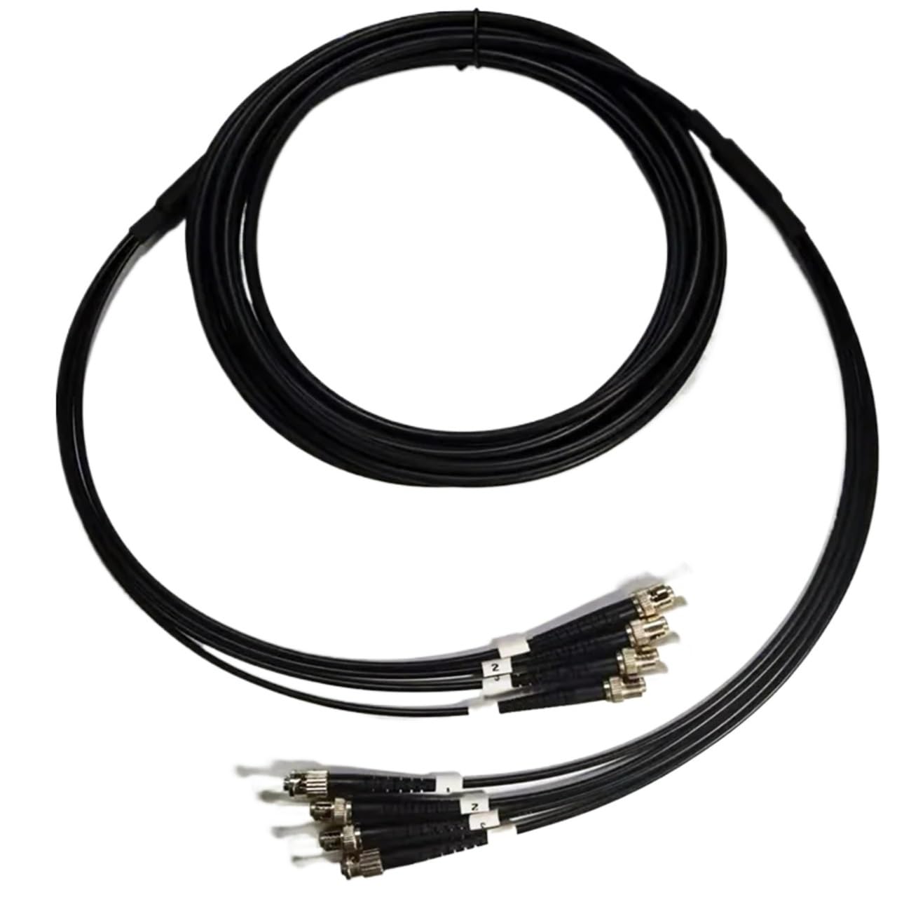 Câble de raccordement à fibre blindé multimode à 4 cœurs | LC/SC/FC100M-300M(150m OM4 SC-SC)