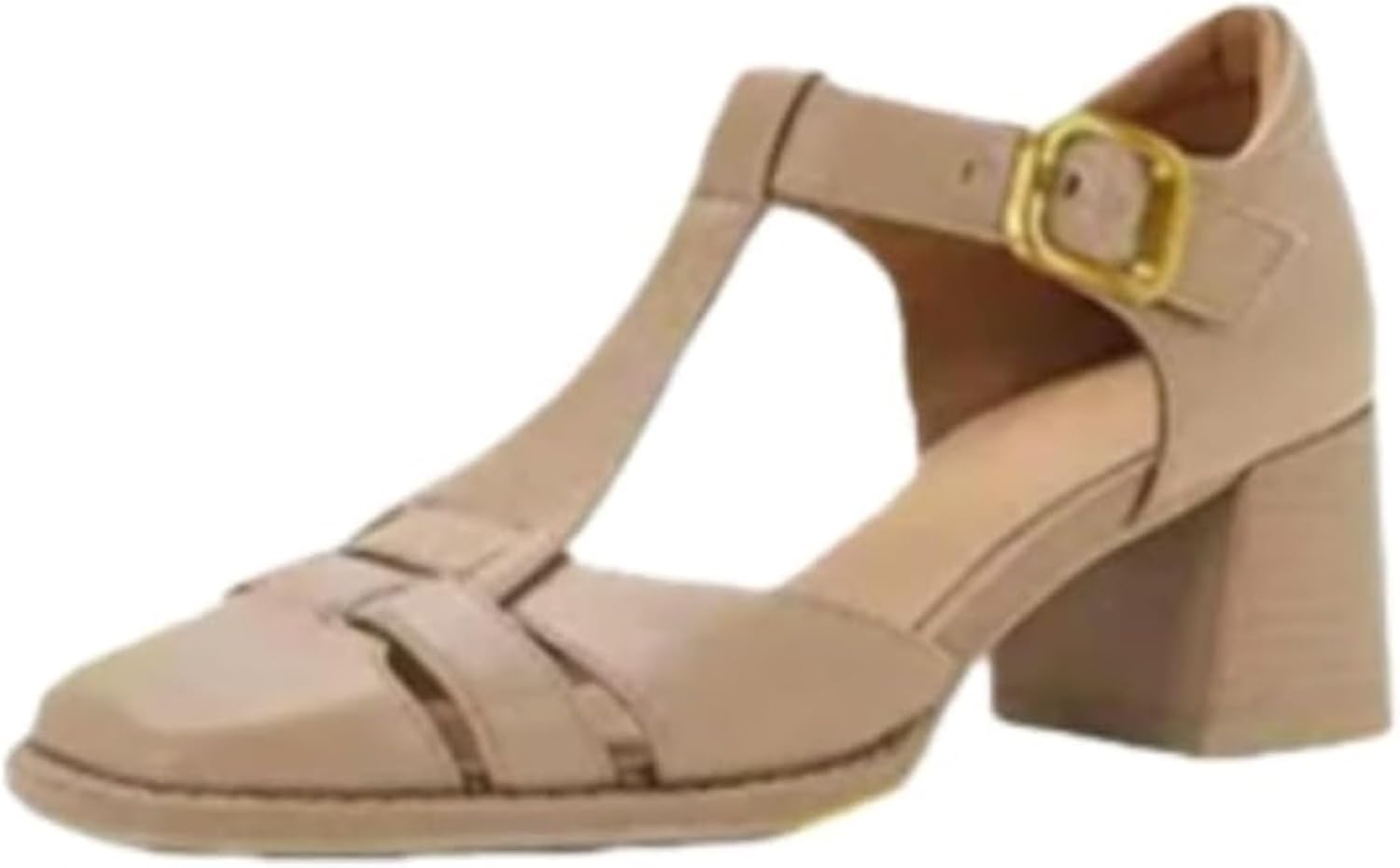 Women's Chunky Heels Platform Sandals Party Wedding Dress Pumps Suitable For Outdoor Daily And Office Wear