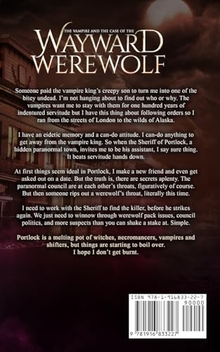 The Vampire and the Case of the Wayward Werewolf: An Urban Fantasy Novel (The Portlock Paranormal Detective Series) - Image 2