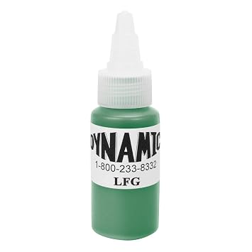 Dynamic Tattoo Ink Color Leaf Green 1 Ounce