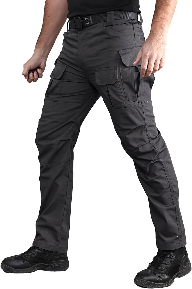 CARWORNIC Gear Men's Tactical Cargo Pants Waterpoof Lightweight Rip Stop EDC Military Combat Trousers - Image 3