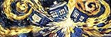 Culturenik Doctor Who Exploding Tardis TV Show Poster (Van Gogh's Exploding Tardis) Door Poster Print 21x62