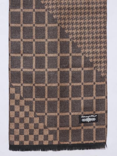 Image of Ravaiyaa - Attitude is everything Men's Reversible Stripe Pattern Winter Wool Scarf, Muffler 72 inchx12 inch Inch