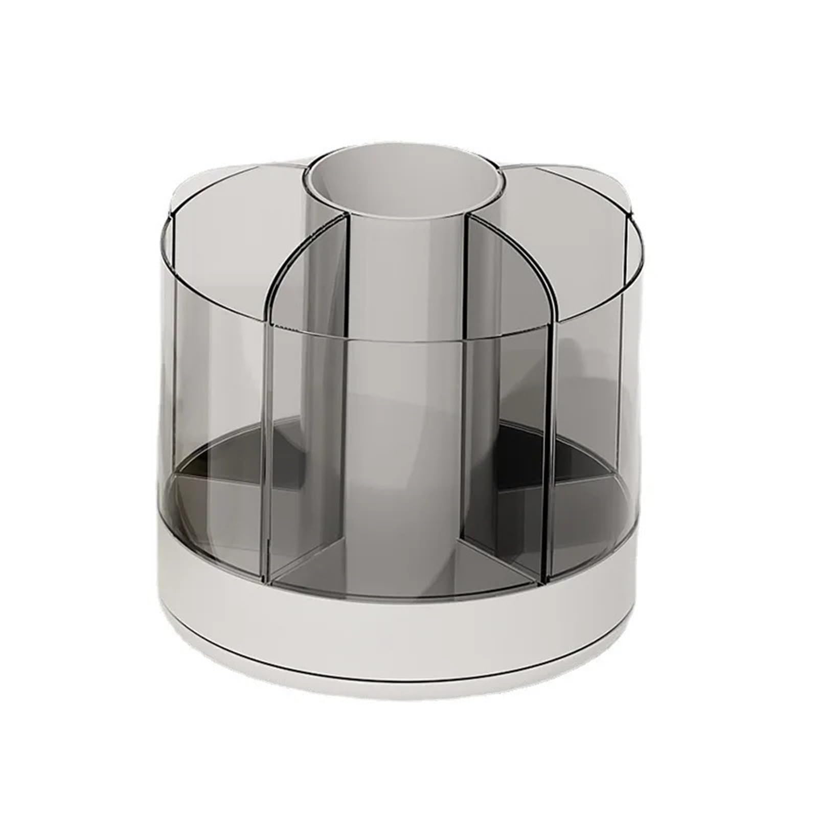 WEOKDFHA Clear Pencil Holder Rotating Pen Holder Large Capacity Desktop Office Simple Cosmetics Storage Box Brush Pencil Case