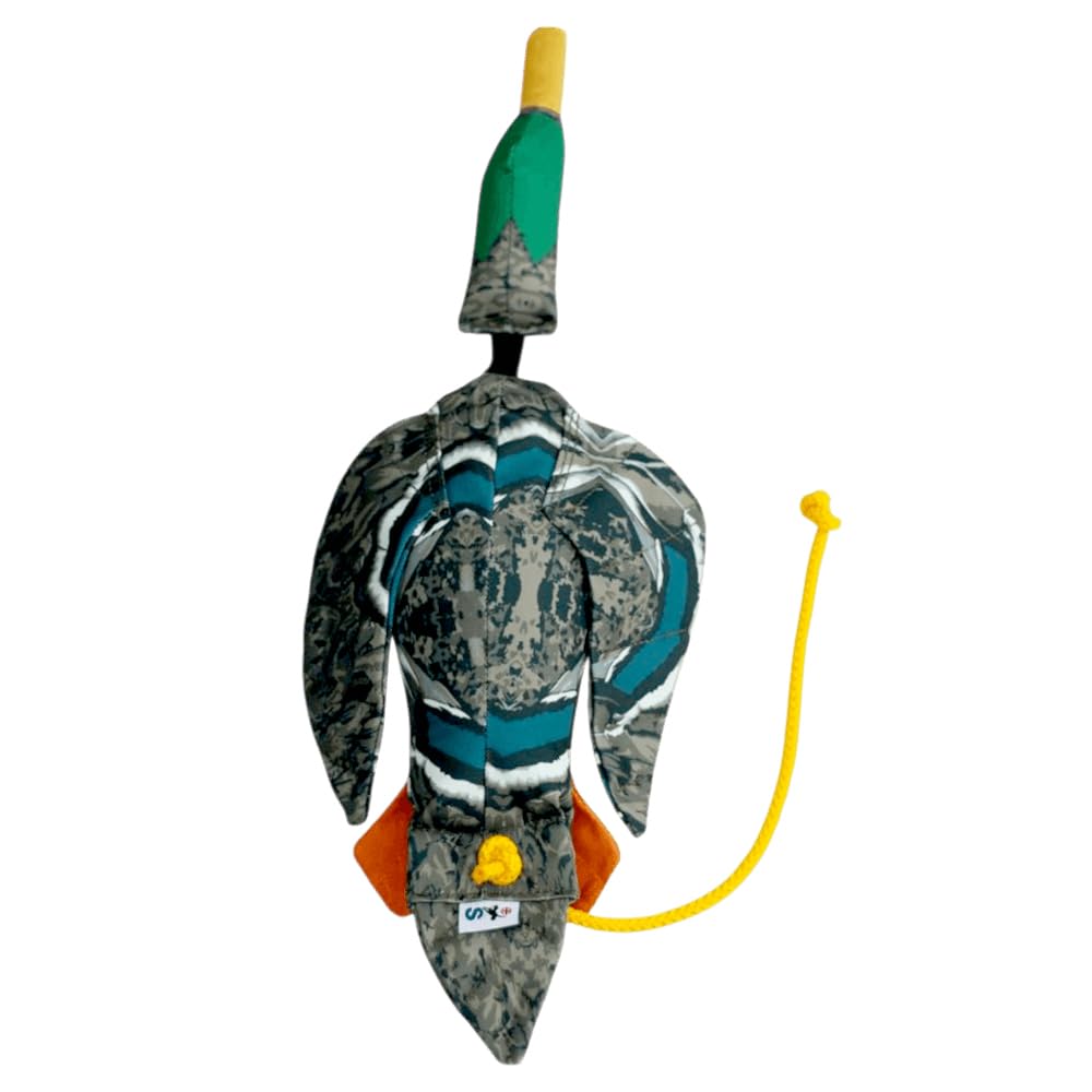 Sporting Saint Dead Bird Entendummy Pro – Realistic Apportierdummy Anatra, ca. 700 g, galleggiante, con ali e corda da lancio, per allenamento fittizio e cani da caccia