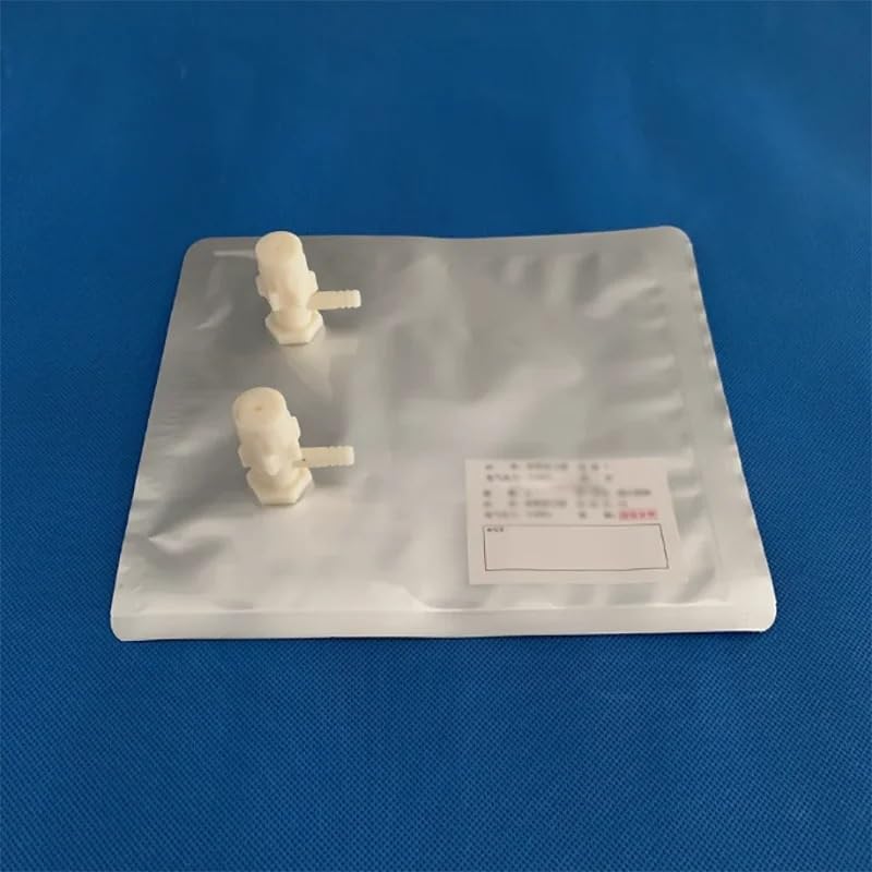 Lightweight Aluminum Foil Sampling Bag - Reusable Leak-Proof Collection Bag for Efficient On-Site Sampling(20ml Single Valve)