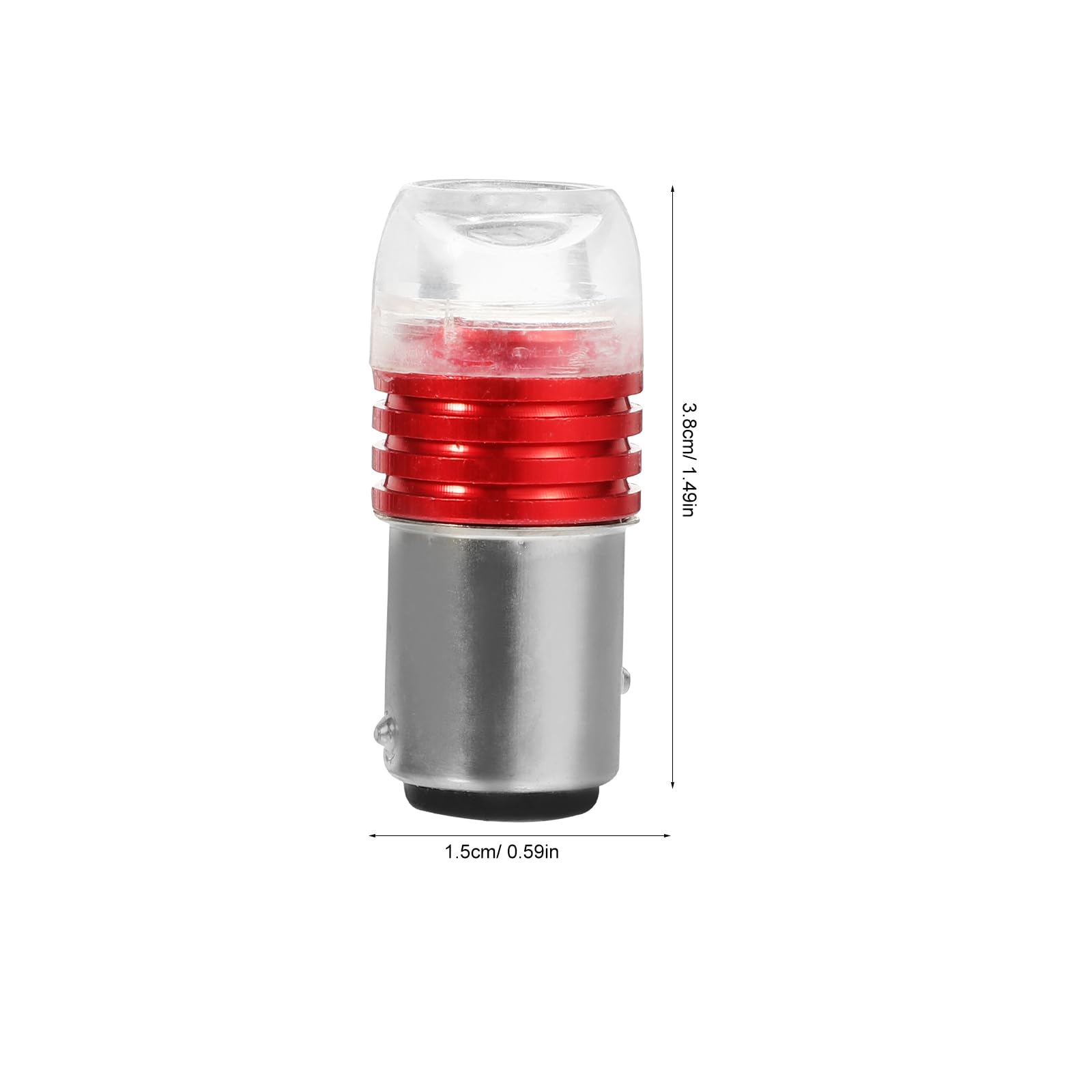 6 Piezas De Lámparas Motocicleta Bombillas LED Motocicleta Bombillas Luz Trasera Luz Trasera De Luz De 12V LED De La