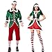 Produktbild nuiOOui131 Weihnachtsdekoration, für Männer, Frauen, Elfen-Kostüm, Party, Rollenspiel, Karneval, Requisiten  Frauen XXL, Polyester, Women XXL, XX-Large