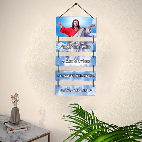 Image of EXPLEASIA Decorative Wall Hanging Wooden Art Decoration Item for Home Office Living Room Decoration Items Home Decor Gifts Wall Art Wall Decoration Gift items (My Way Secure)