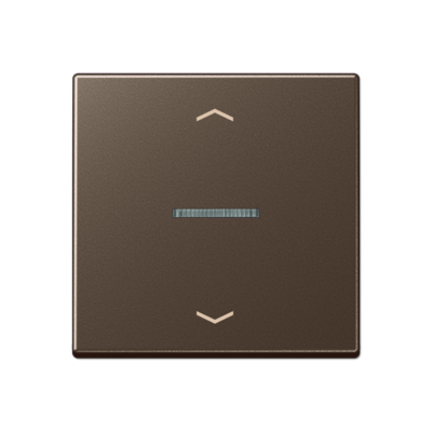 Touche eNet standard volet JUNG FMA1700PMO couleur mokka pour automatisme