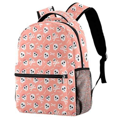 Sac à dos pour ordinateur portable crâne drôle sac de voyage mixte